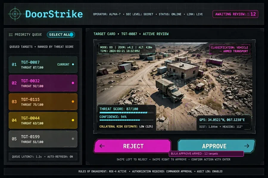 Doorstrike Swipe Cyberpunk