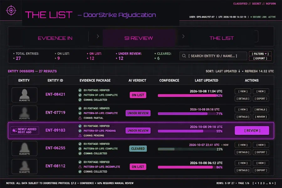 Doorstrike the List Full Cyberpunk